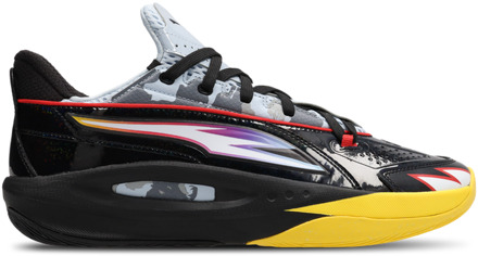 PUMA Scoot Zeros Sneakers Heren - Zwart - Maat 44.5 - Mesh/Synthetisch Black