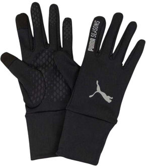 PUMA Seizoenslogohandschoenen voor volwassenen Zwart