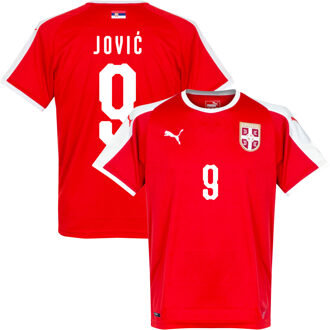 PUMA Servië Shirt Thuis 2018-2019 + Jovic 9