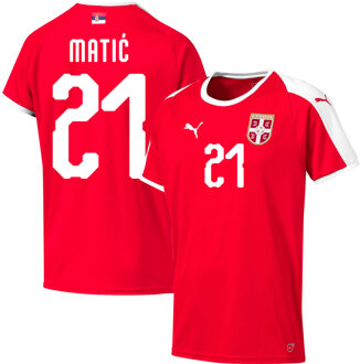 PUMA Servië Shirt Thuis 2018-2019 + Matic 21 - XXL