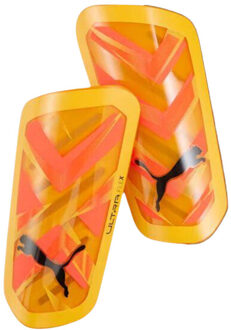 PUMA Set ultra flex scheenbeschermers voor volwassenen - maat L Oranje