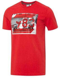 PUMA SF Ferrari Grafisch Heren T-shirt Rood Logo Top 570679 02