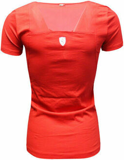PUMA SF Ferrari Shield Logo Tee Korte Mouw Casual Top 565464 DD Rood