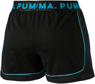 PUMA short zwart/aqua