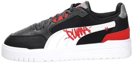 PUMA Shuffle Downtown Lo Mid 90s Jr Zwart - 39