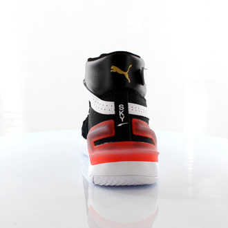 PUMA Sky Modern Hi Zwart Heren Trainers Basketbalschoenen 194042 04