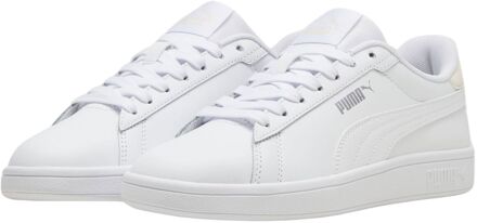 PUMA Smash 3.0 Sneakers Dames off white - geel - 37