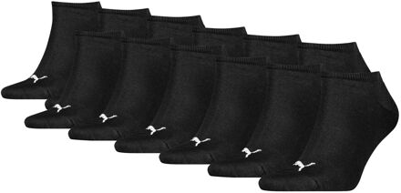 PUMA Sneaker Plain Enkelsokken Senior (12-Pack) zwart - wit - 39-42