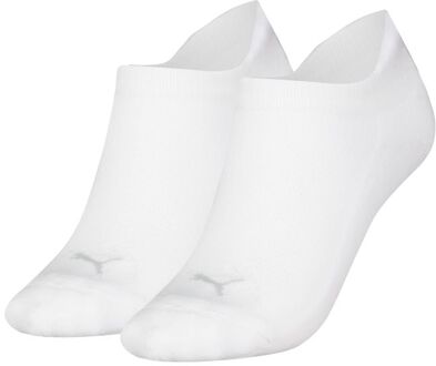PUMA Sneakersokken Dames Cushioned 2-pack Wit-39/42 - 39/42