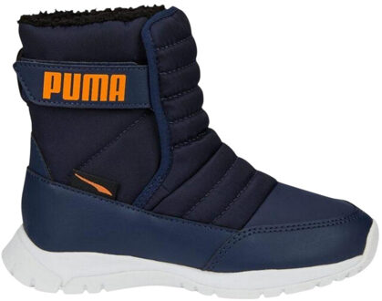 PUMA Snowboots van leer voor kinderen - maat 33,5 Blauw