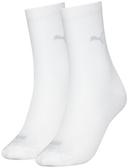PUMA Sokken Dames 2-pack Wit-35/38 - 35/38