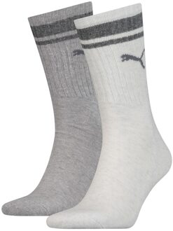 PUMA sokken set van twee paar grijs - 43-46