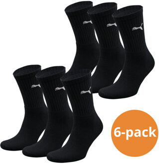 PUMA sokken Sport zwart 6-pack-39/42 - 39/42