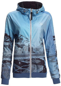 PUMA Sophia Chang Graphic Windjack met volledige rits voor dames 567458 50 A62E - maat Veelkleurig