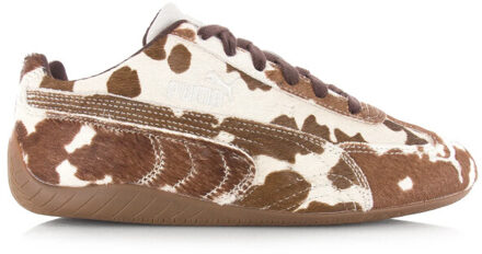 PUMA Speedcat cow chocolate brown-gum lage sneakers dames Bruin - 38