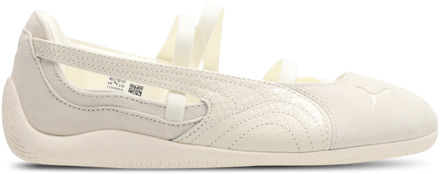 PUMA Speedcat Sneakers Dames - Beige - Maat 40.5 - Leer