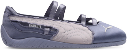 PUMA Speedcat Sneakers Dames - Zilver - Maat 39 - Leer Silver