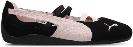 PUMA Speedcat Sneakers Dames - Zwart - Maat 36 - Suède Black