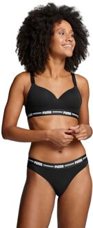 PUMA Sport Bh Padded Top Zwart-XL - XL