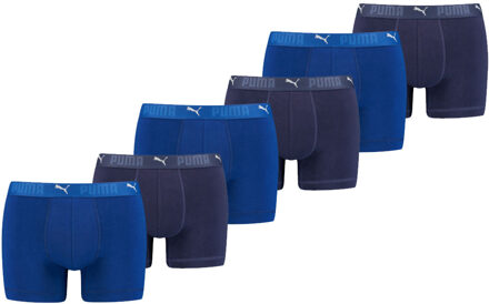 PUMA Sport Boxershorts Katoen 6-pack Blauw-M - M