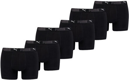 PUMA Sport Boxershorts Katoen 6-pack Zwart-XL - XL