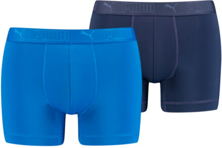 PUMA Sport Boxershorts Microfiber 2-pack Blauw-L - L