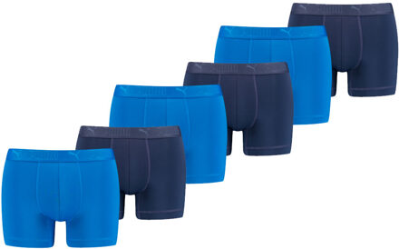 PUMA Sport Boxershorts Microfiber 6-pack Blauw-L - L