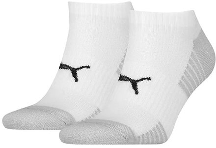 PUMA Sport Cushioned Sneaker Socks 2P - Sokken Wit - 39 - 42