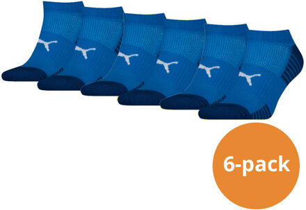 PUMA Sport Cushioned Sneakersokken 6-pack Blauw