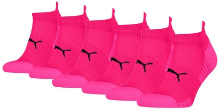 PUMA Sport Cushioned Sneakersokken 6-pack Roze-39/42 - 39/42