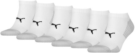 PUMA Sport Cushioned Sneakersokken Light 6-pack Wit-43/46 - 43/46