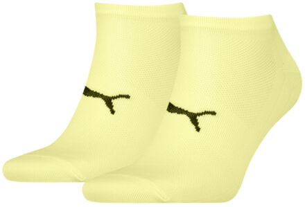 PUMA Sport Sneakersokken Light 2-pack Geel-39/42 - 39/42