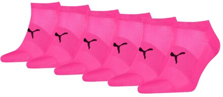 PUMA Sport Sneakersokken Light 6-pack Roze-35/38 - 35/38