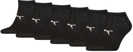PUMA Sport Sneakersokken Light 6-pack Zwart-39/42 - 39/42