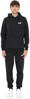 PUMA Sportkledingset voor heren met hoodie en broek Puma , Black , Heren - 2Xl,S