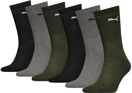 PUMA Sportsokken 6-pack Green Combo-39/42 - 39/42