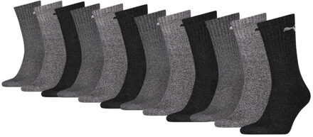 PUMA Sportsokken Antraciet / Grey 12-pack-47/49 Antraciet/Grey - 47/49