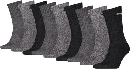 PUMA Sportsokken Antraciet/Grey 9-pack-35/38 - 35/38