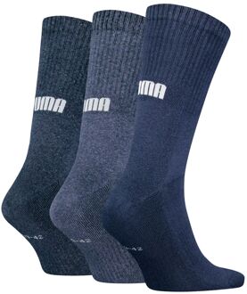 PUMA Sportsokken Cushioned New Generation 3-pack Blue Combo-35/38 - 35/38
