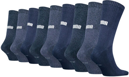 PUMA Sportsokken Cushioned New Generation 9-pack Blue Combo-43/46 - 43/46