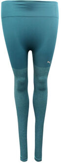 PUMA ST 2nd Skin Cool Cell Dames Lange Fitness Gym Running Tights Teal DD32 Blauw - EU 40 / UK 12