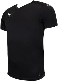 PUMA Stadion Korte Mouw V-Hals Zwart Heren T-shirt 702064 03