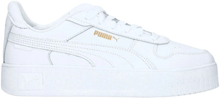 PUMA Street Sneaker Upgrade met Roze Details Puma , White , Dames - 39 EU
