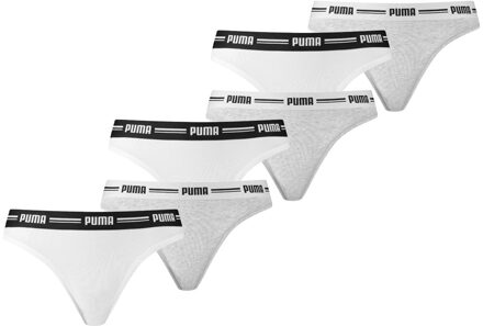PUMA String Dames Wit 6-Pack-S