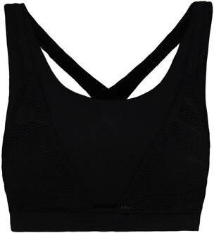 PUMA Studio lace Strappy Bra Low Impact Zwart Dames Training Crop Top 656685 01 - M