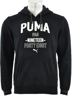 PUMA Style ATHL. Hooded Sweat FL - Zwarte Hoodie - M