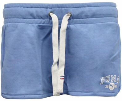 PUMA Style Athletic Ultramarine Womens Slim Fit Gym Shorts Blauw - EU 36 / UK 8