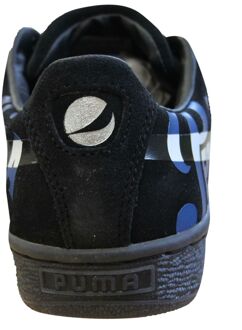 PUMA Suede Classic x Pepsi Heren Trainers Zwart Leer Veterschoenen 366332 02 - EU 37 / UK 4