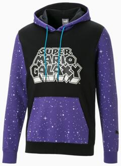 PUMA Super Mario Nintendo Zwart Paars Hoodie 589098 02 Veelkleurig