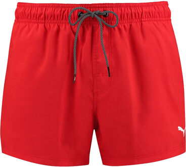 PUMA Swim Korte Short Heren Zwembroek - rood - Maat L